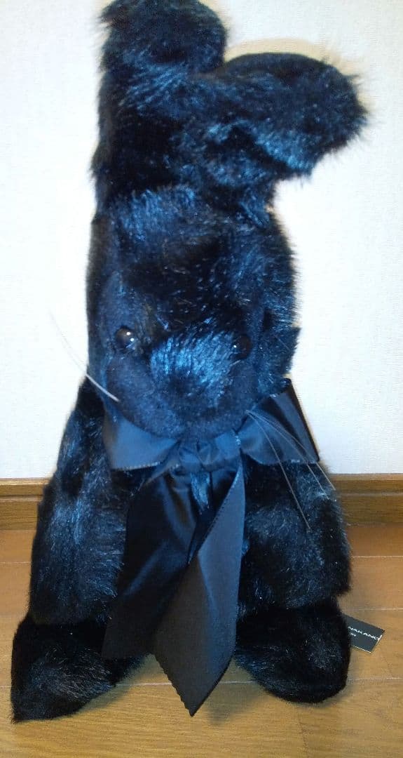 値下げ★hiromichi nakanoビッグ黒うさぎぬいぐるみ