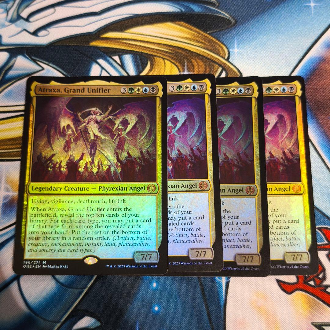 偉大なる統一者、アトラクサ 英語版 ONE foil 4枚