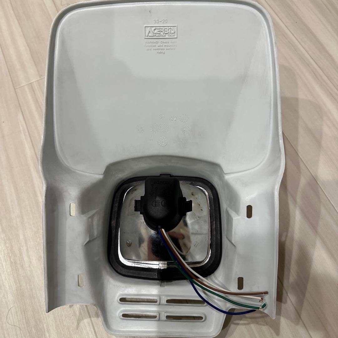 acerbis アチェルビス ヘッドライトカウル 当時物KLX　KDX　KMX