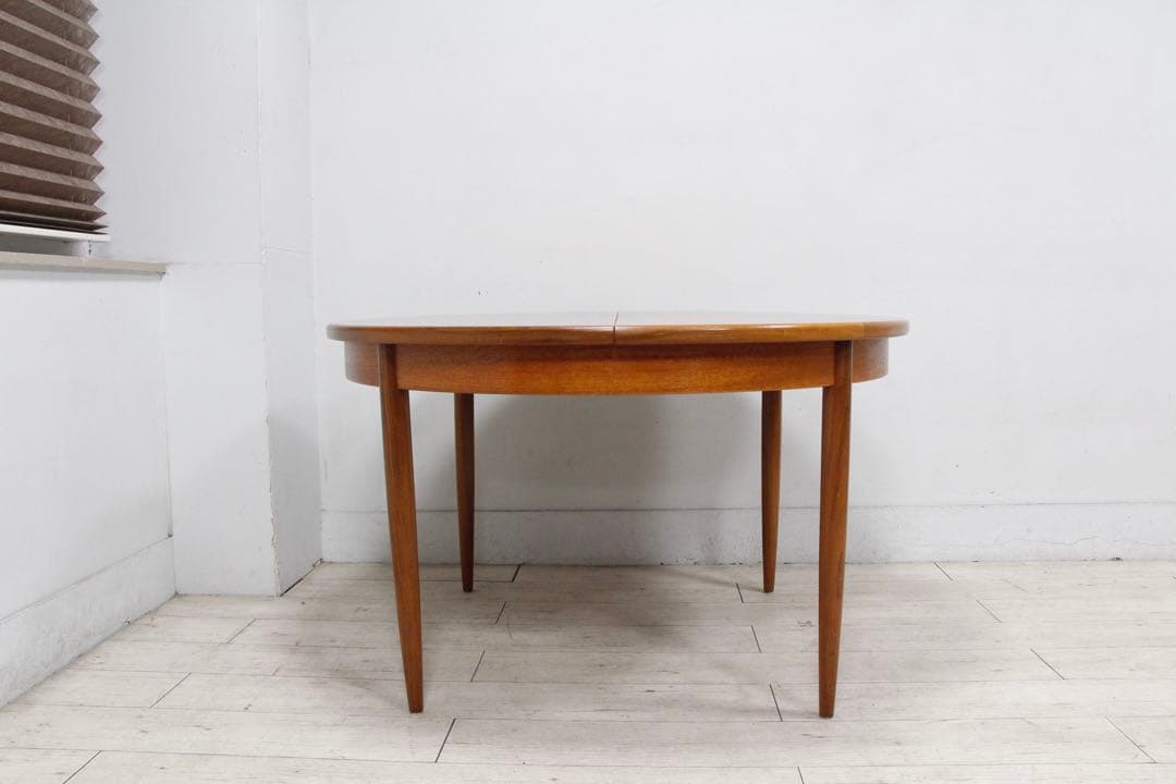 【極美品】G-PLAN ジープラン エクステンション ラウンドダイニングテーブル