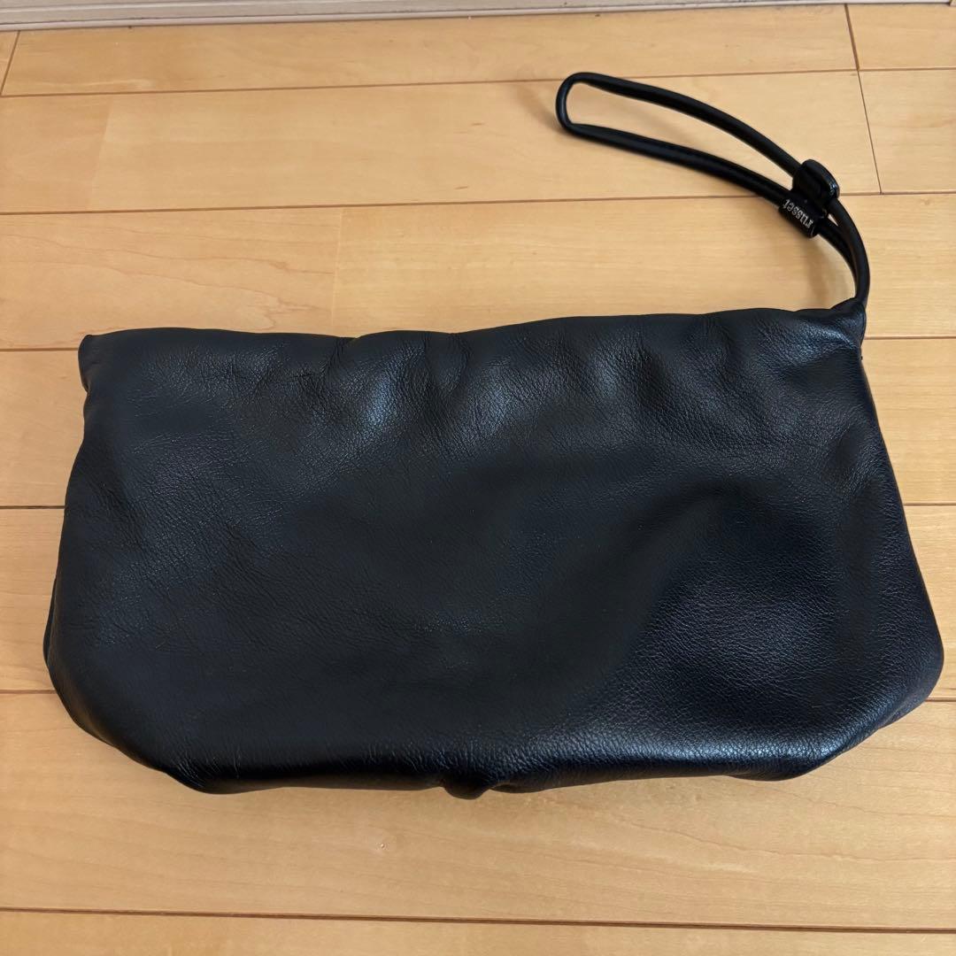 ラシット　レザー巾着4WAYショルダーバッグ