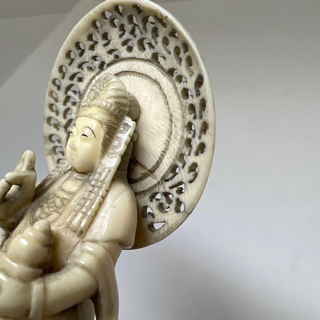 専用　本抹香鯨歯　仏像　54g 東Y8-0108☆2Fトヒチサ