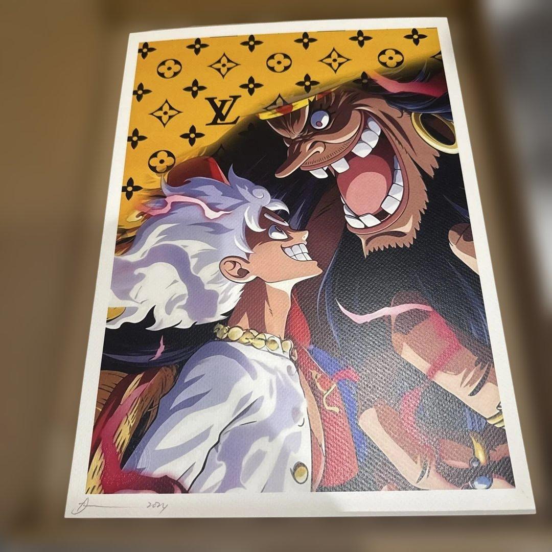 death nyc 現代アートポスター　ワンピース　ニカ　ルフィ