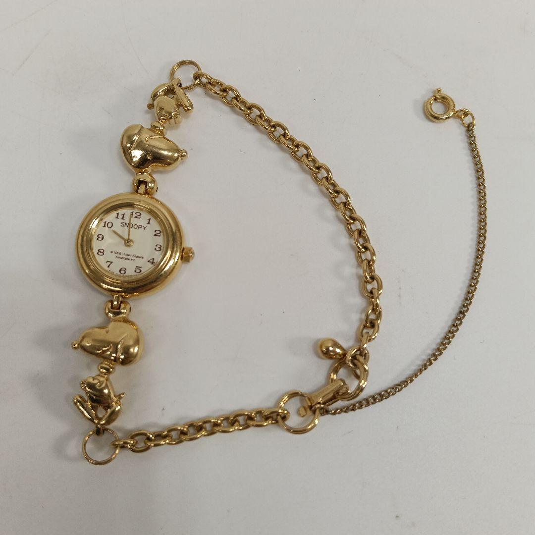 シチズン citizen SNOOPY ゴールド 腕時計 スヌーピー　上４
