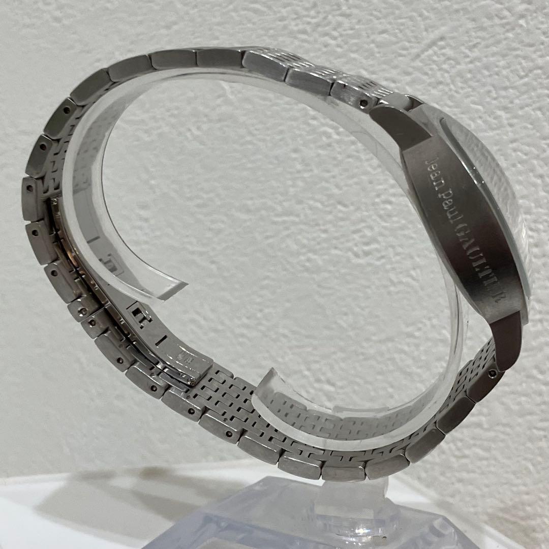 ジャンポールゴルチェ　変わりダイアル　シルバー　腕時計　電池新品