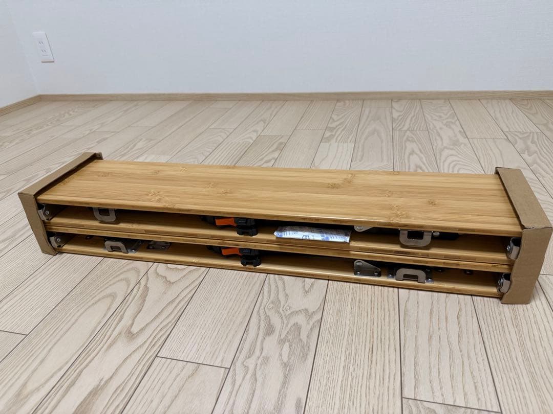 KingCamp 折りたたみテーブル 中型 バンブー 竹 高さ無段階調整