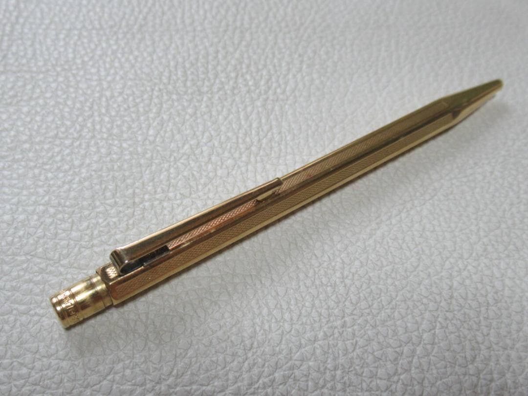 廃盤 美品 1960年代スイス製◆カランダッシュ エクリドール 金張りボールペン