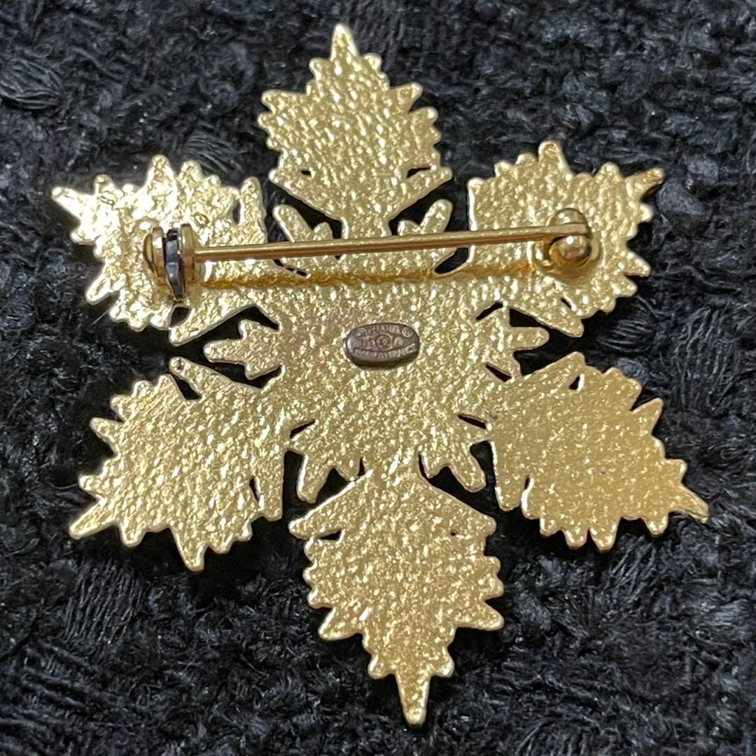 ジョージさん専用シャネル　ヴィンテージ　雪の結晶　ブローチ　稀少美品