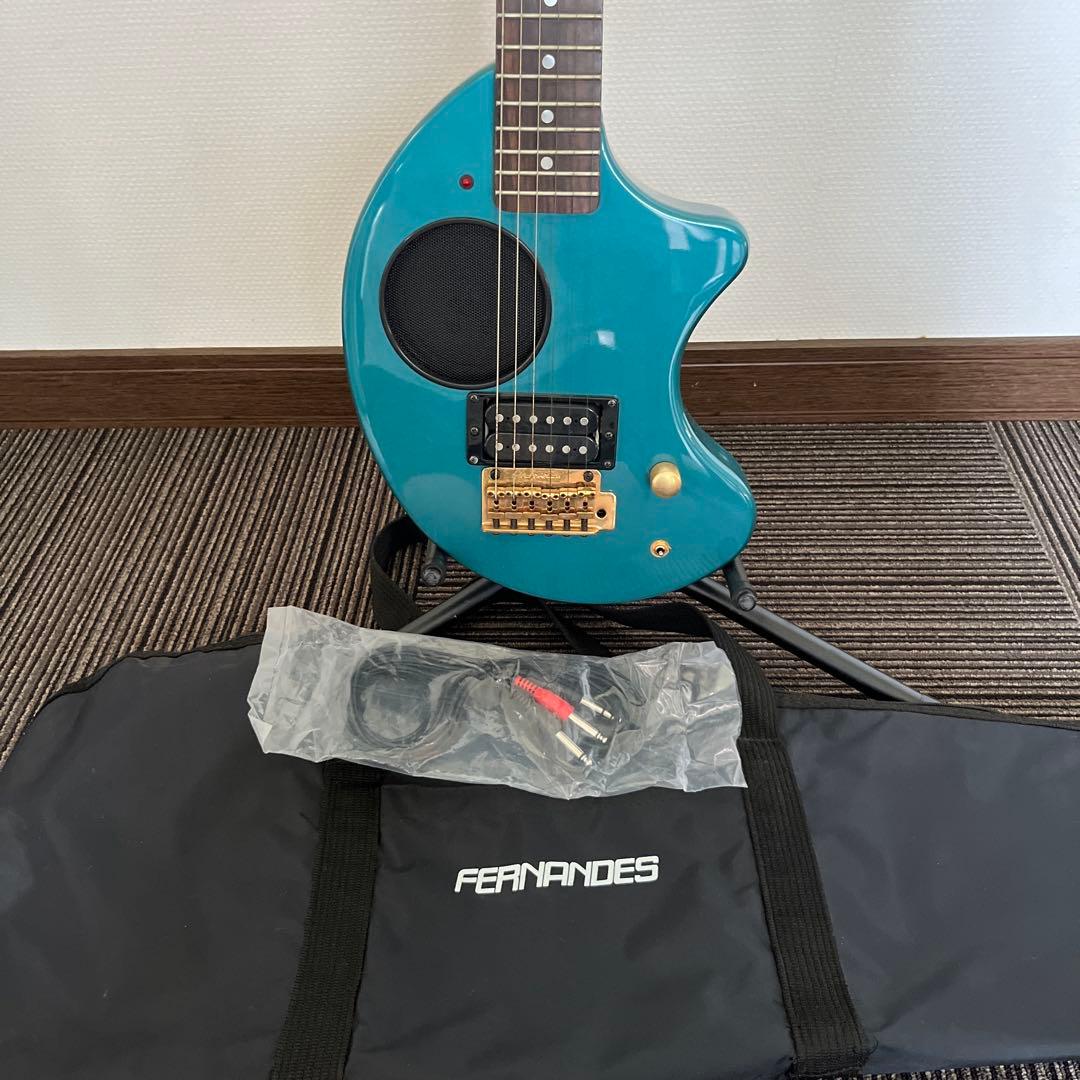 [チキンカツ ]FERNANDES Z0〜3T芸達者エレキギター 青 無傷