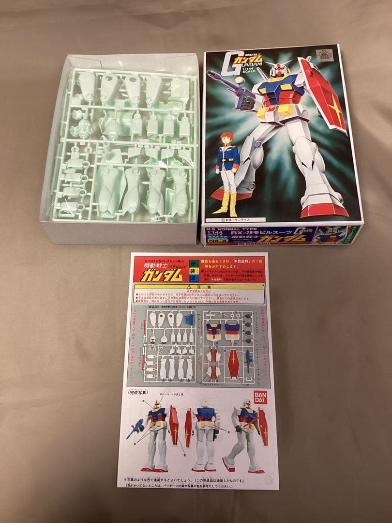 新品 赤バンダイ ガンダムプラモデル 旧キット ガンプラ 美品 10点セット
