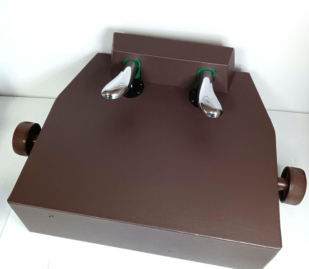 動作品 良品 ピアノ 補助ペダル 茶色【ブラウン】アシスト 台 台座