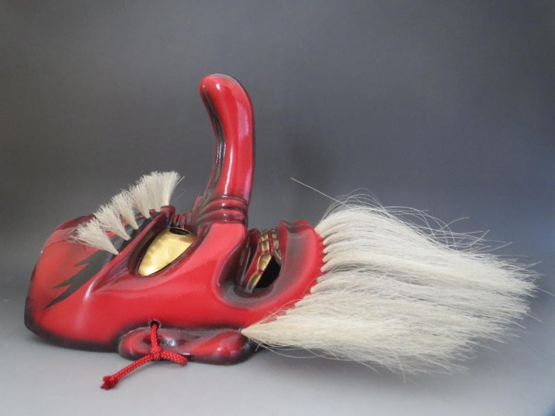 備中神楽面　光峰作　天狗面　お面 ★神楽面・能面・能楽・日本伝統工芸・備中民藝