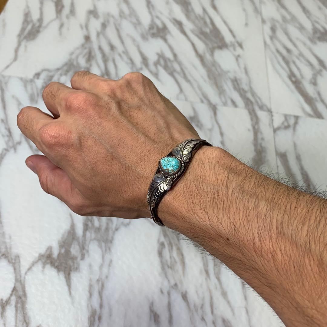 Arnold Goodluck ターコイズバングル STERLING刻印