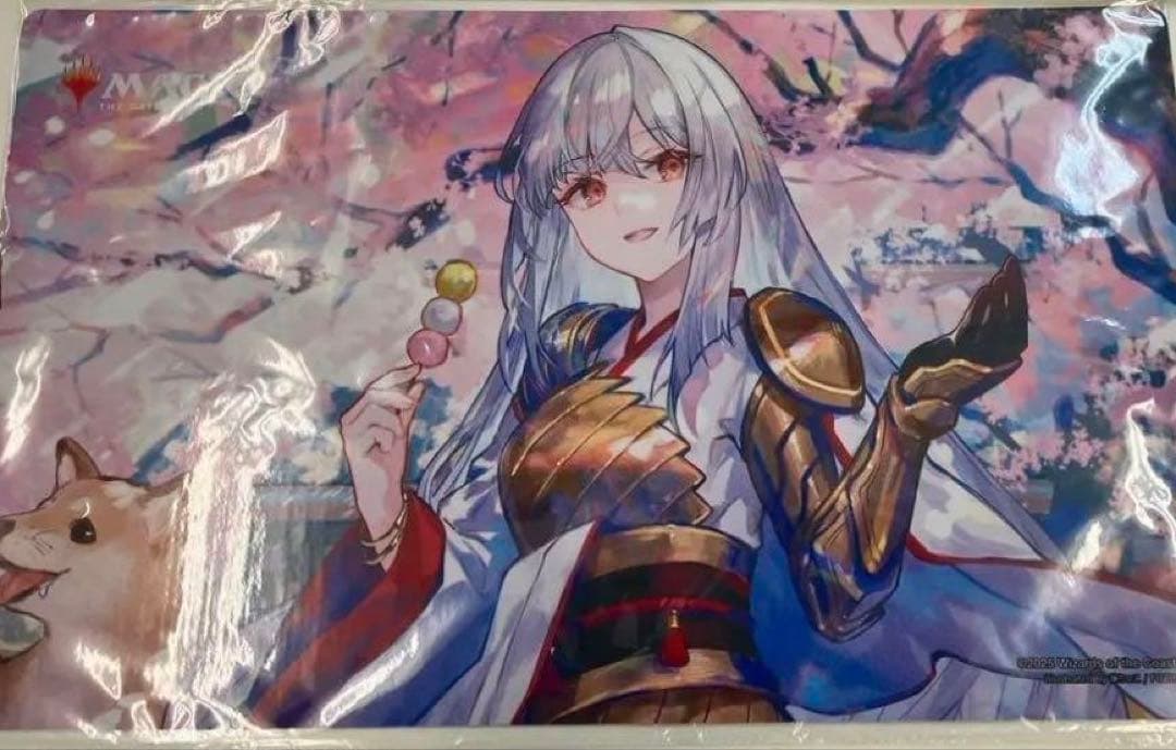 最安　MTGプレイマット　放浪皇のお花見　放浪皇ver 藤ちょこ