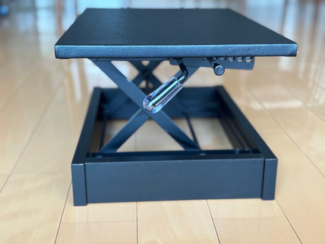 「箱あり」吉澤 PEACOCK ラック式高低調節 ピアノ補助台 AX-RH