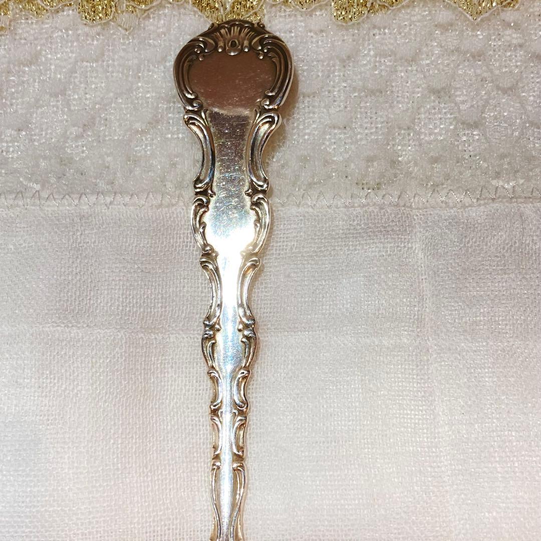 64 アメリカGorham社純銀製シュガースプーン