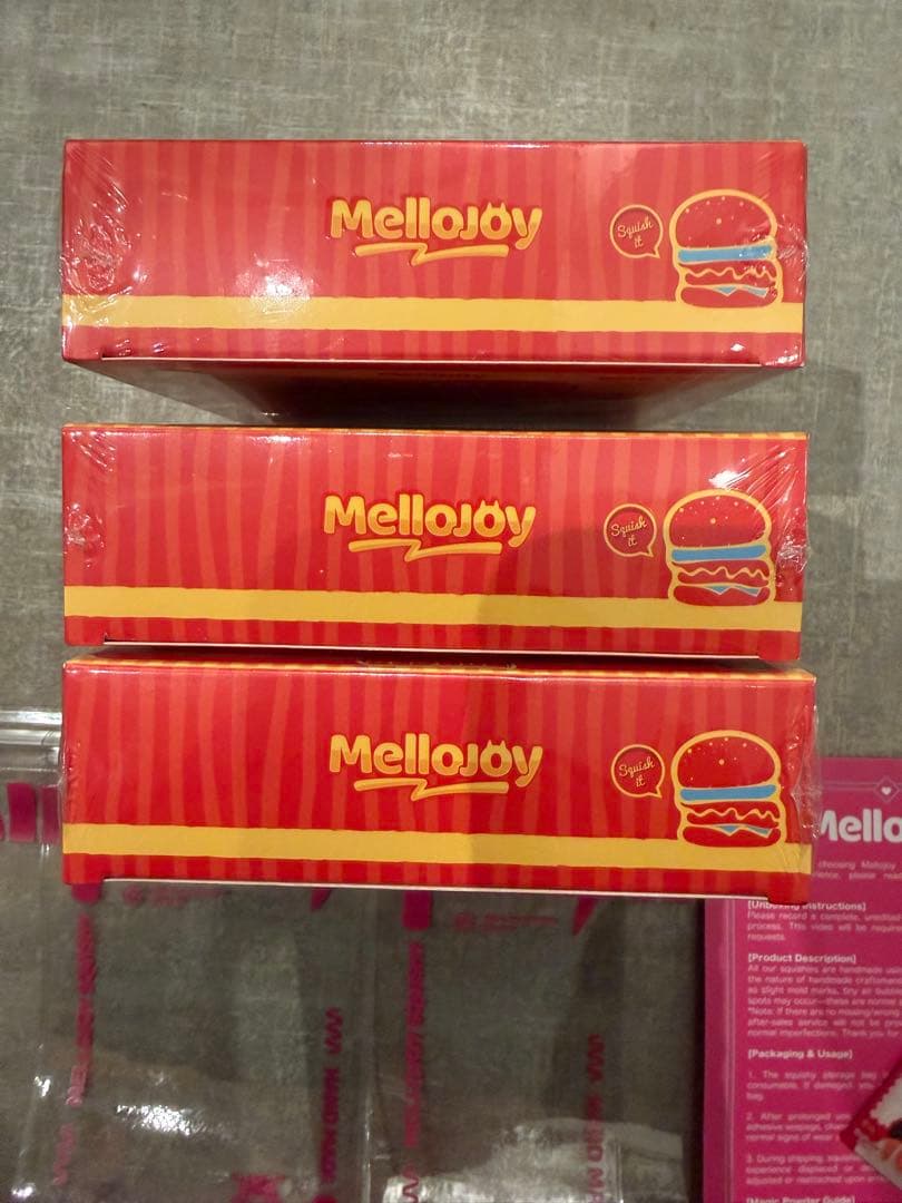 s*。様 メロジョイ　Mellojoy ハンバーガー　未開封　3つ
