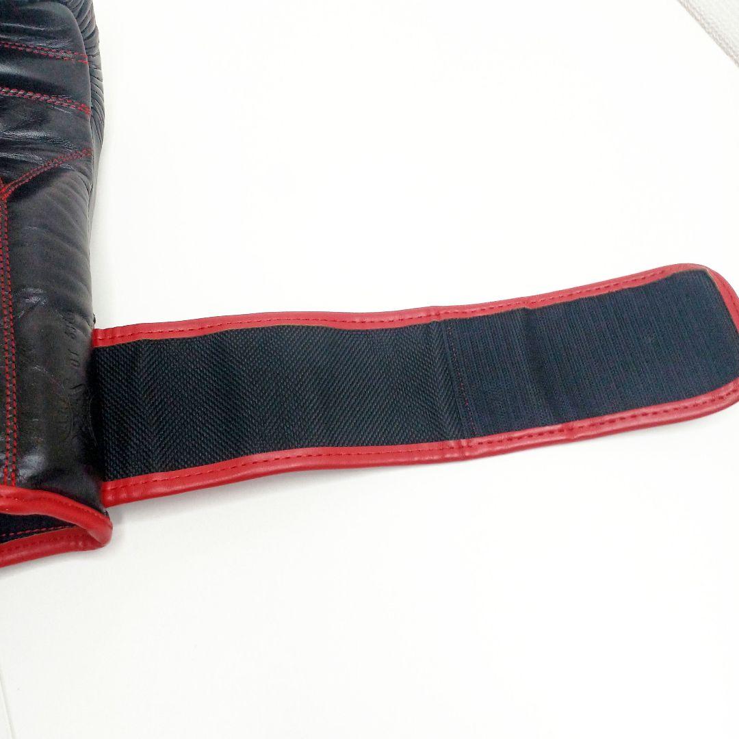 美品☆CLETO REYES レイジェス グローブ 14オンス レザー 黒×赤