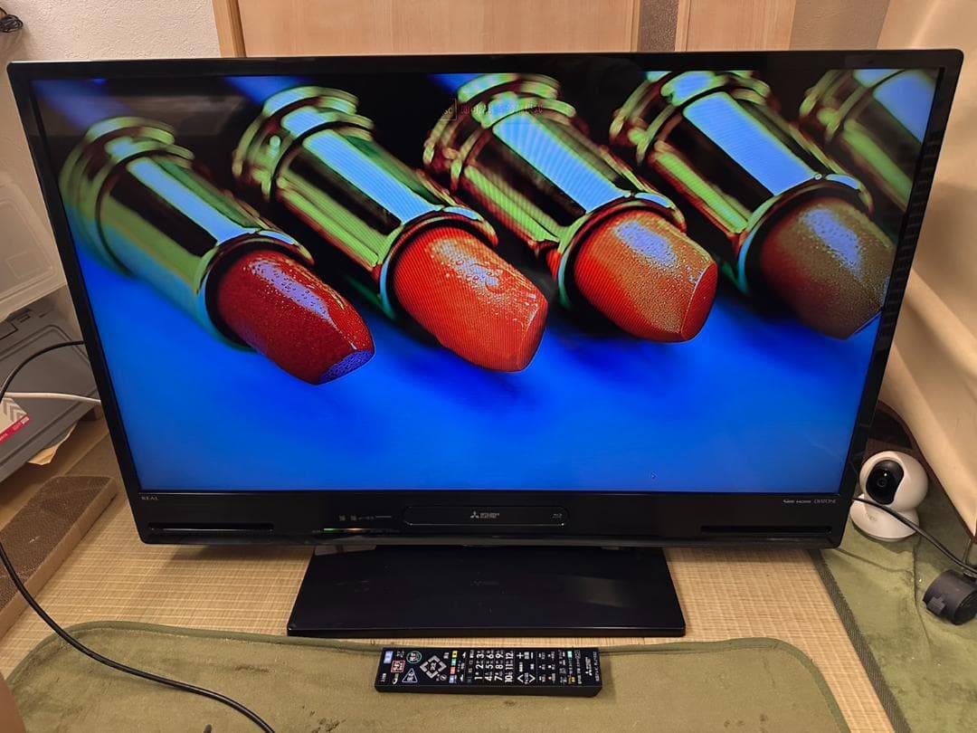 三菱 40型 テレビ Blu-ray HDD内蔵 LCD-A40BHR7 美品！
