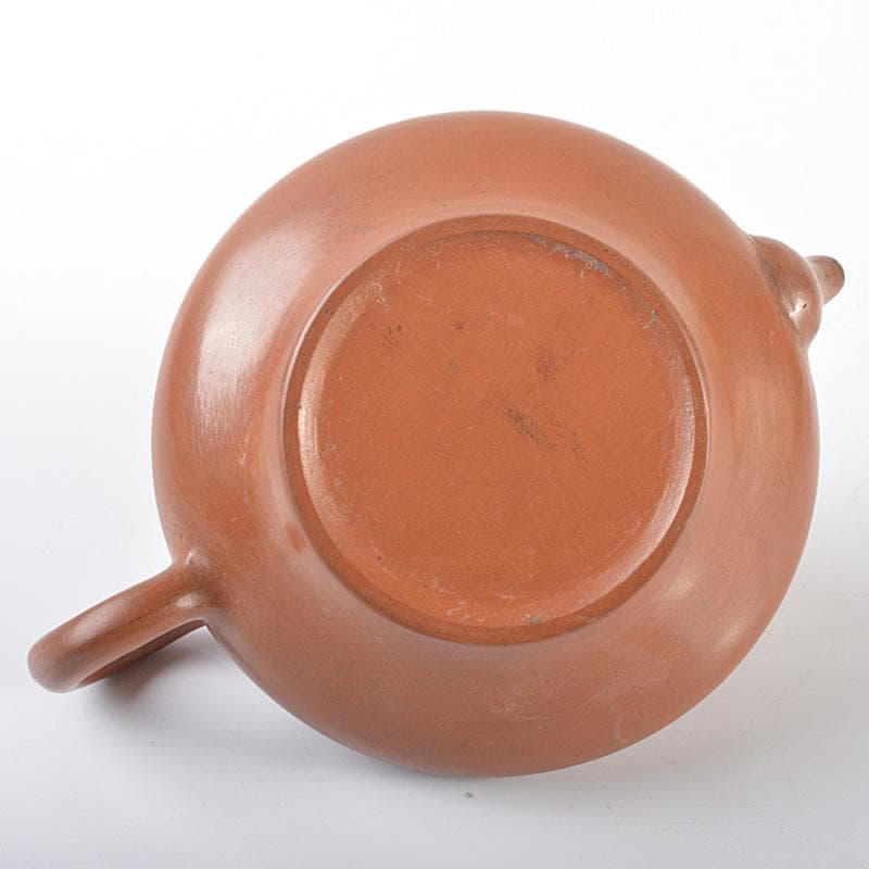 中国　紫砂　朱泥　急須　茶壷　V　R6304