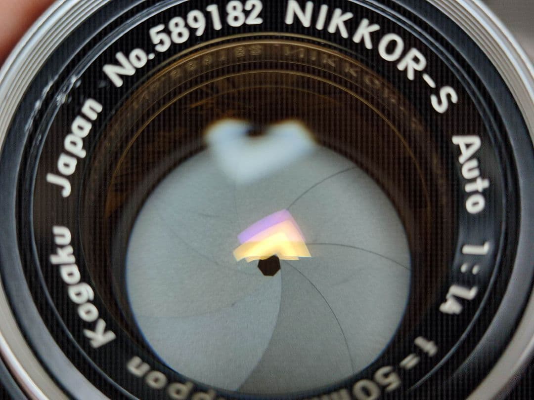 Nikon F アイレベル NIKKOR-S Auto 50mm f1.4