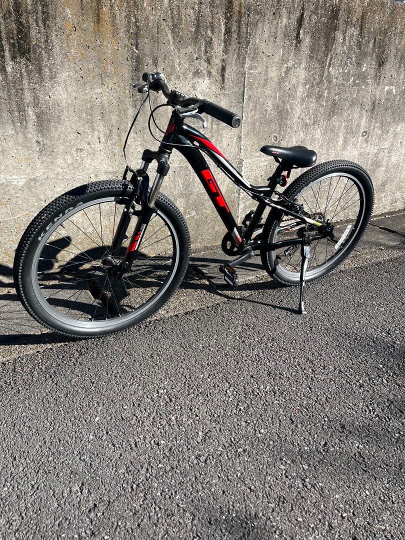引取限定 GT ストンパー プライム 黒 赤 24インチ マウンテンバイク