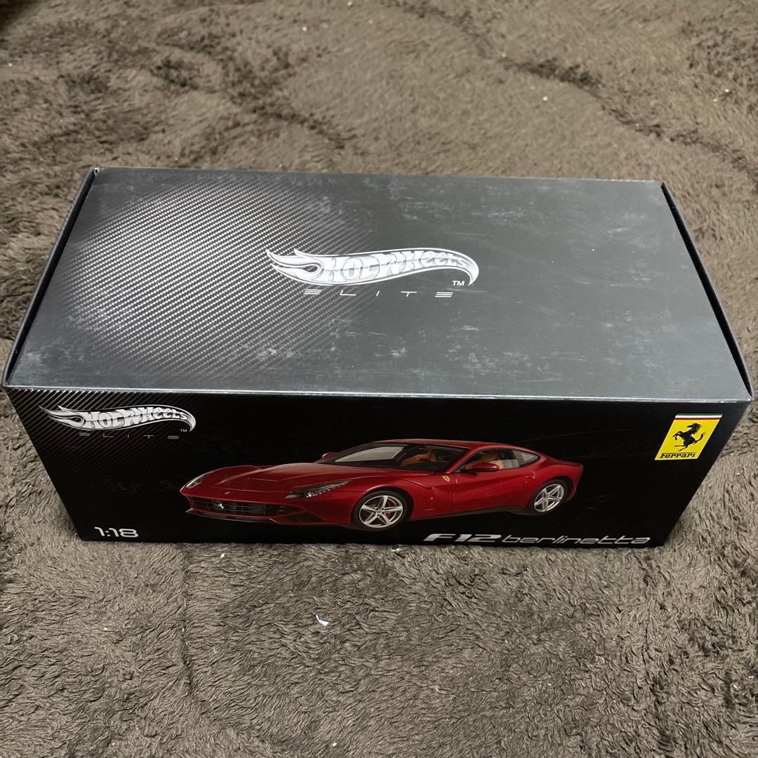 1/18 マテル ホットウィール フェラーリ F12 レッド 京商 オートアート