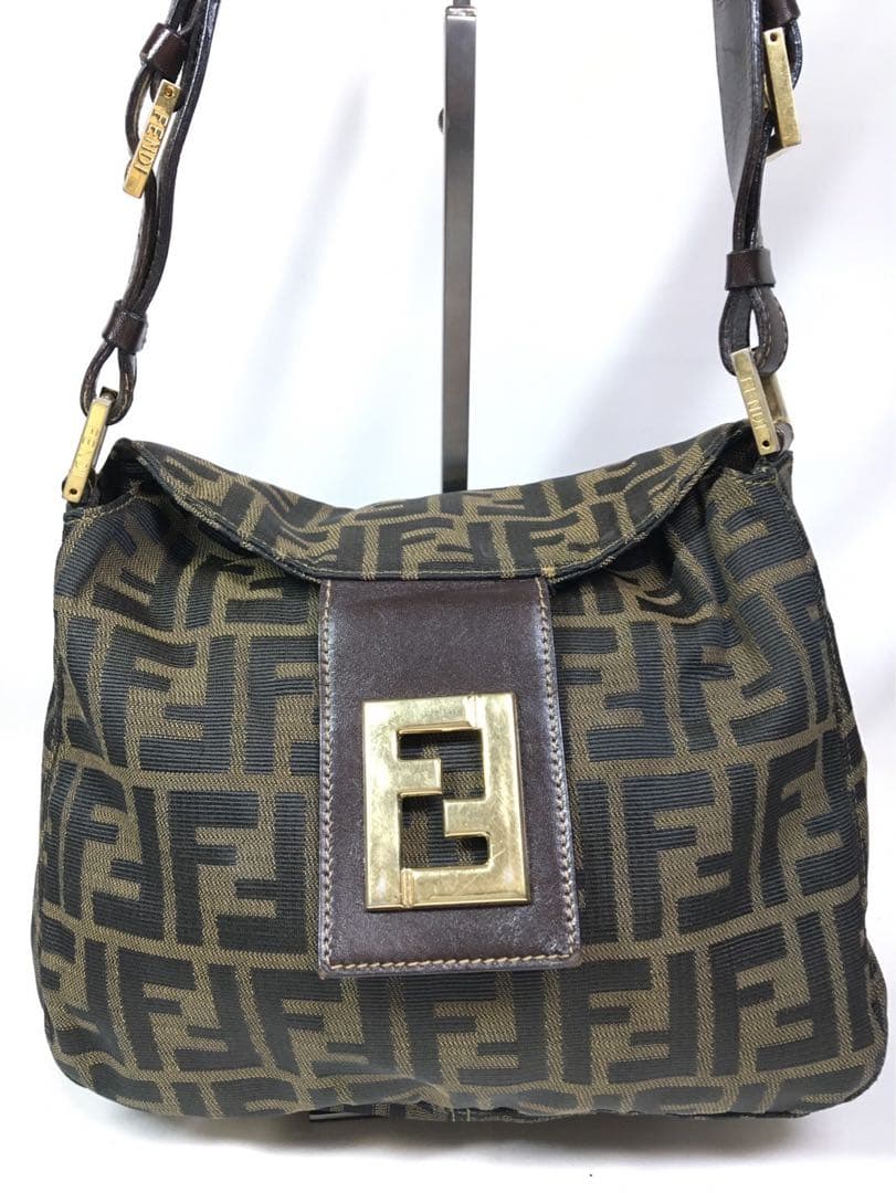 フェンディ　ズッカ柄　ハンドバッグ　ショルダーバッグ