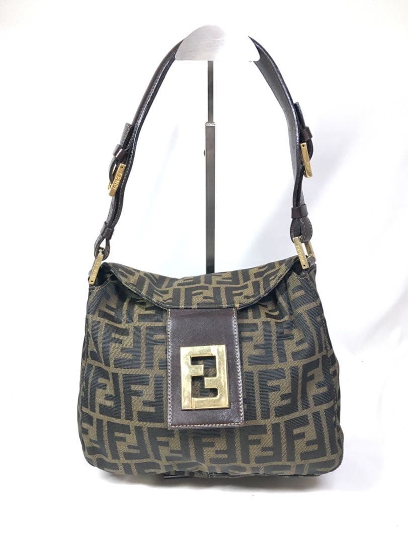 フェンディ　ズッカ柄　ハンドバッグ　ショルダーバッグ