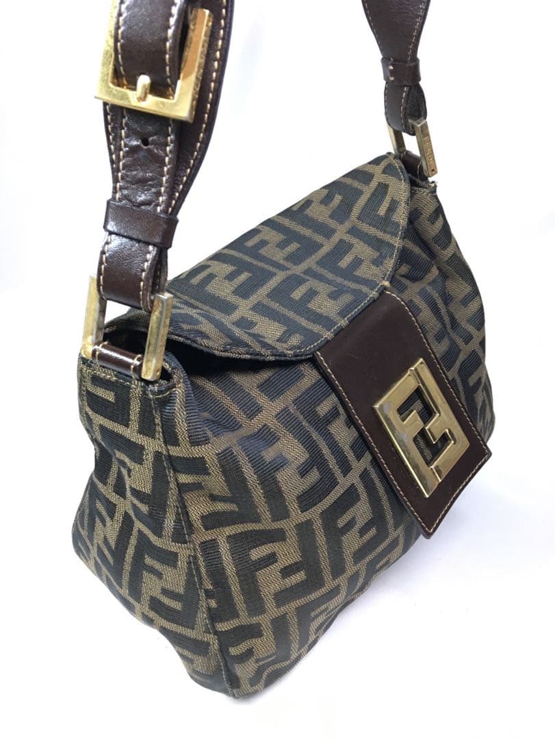 フェンディ　ズッカ柄　ハンドバッグ　ショルダーバッグ