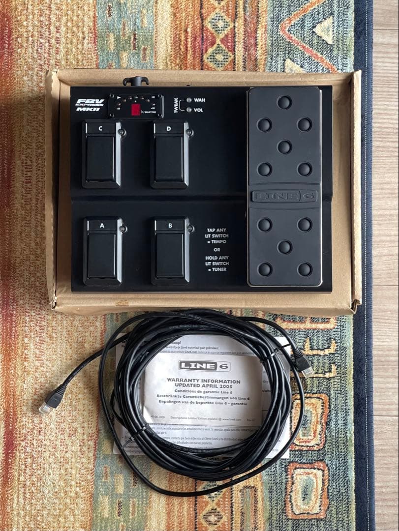 【箱、ケーブル付】 LINE6 FBV EXPRESS MKII フットスイッチ