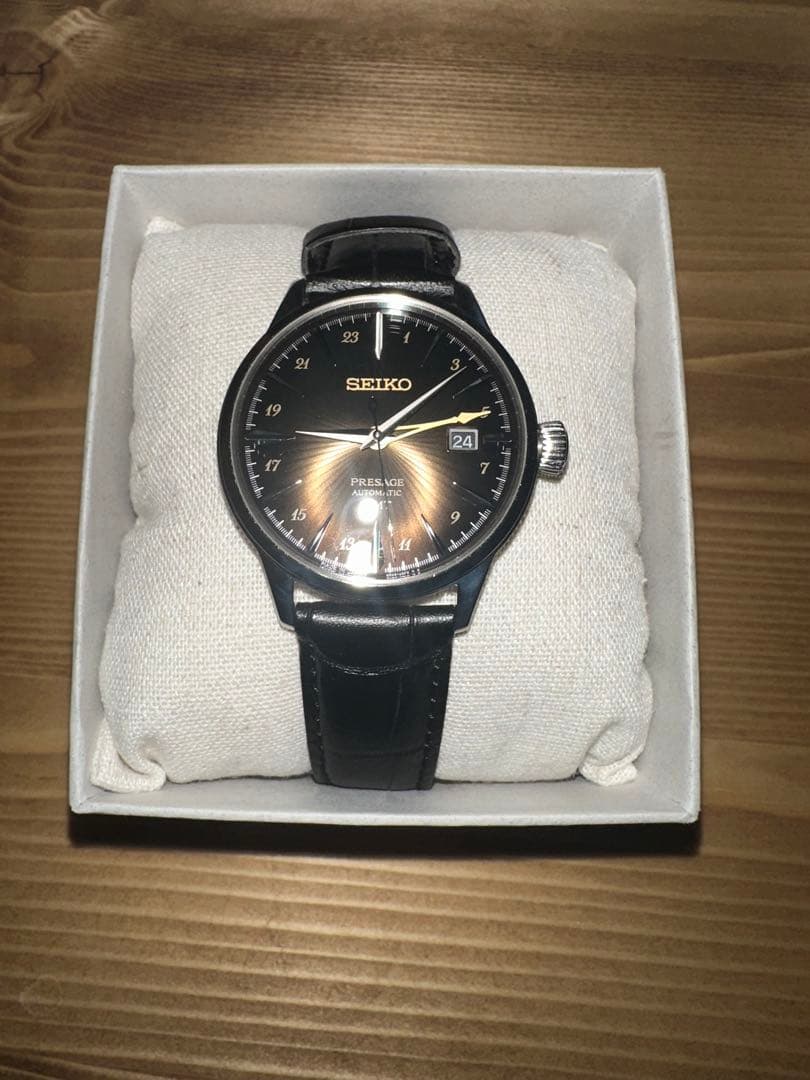 大幅値下げ　SEIKO 自動巻き時計 ブラック　日本製