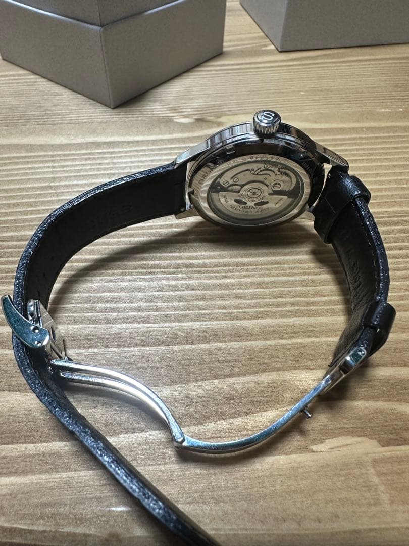 大幅値下げ　SEIKO 自動巻き時計 ブラック　日本製