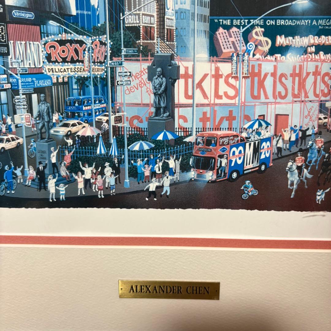 ALEXANDER CHEN タイムズスクエア シルクスクリーン