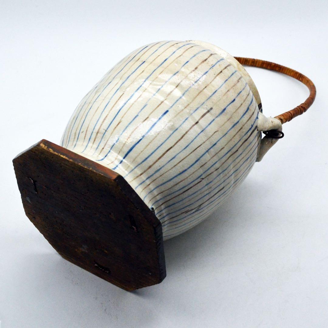 江戸時代中期〜後期　火消壺　瀬戸麦藁手火消壺　繕いの美　レトロ
