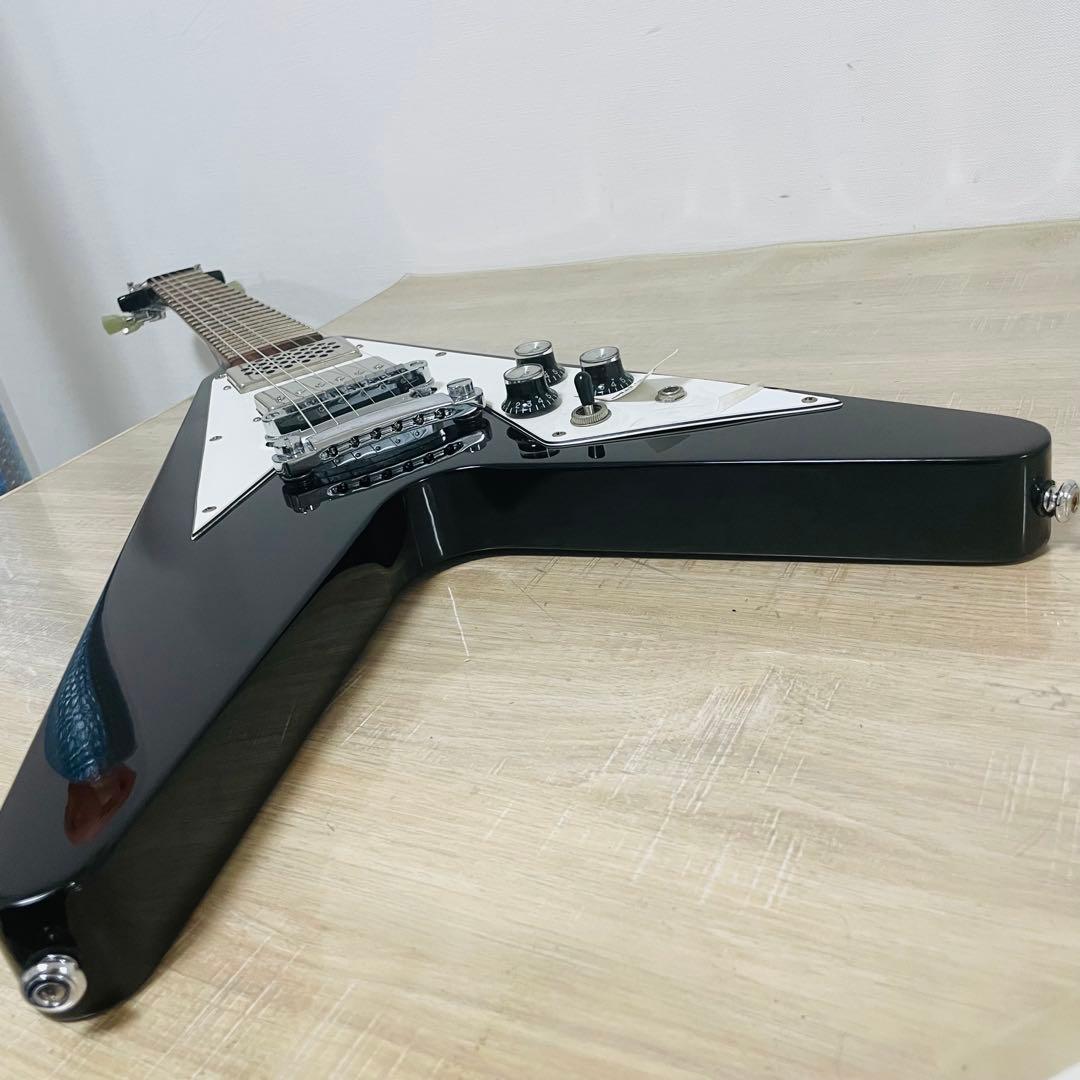 グラスルーツ GR-FV-32 スピーカー内蔵 エレキギターフライングV 希少品