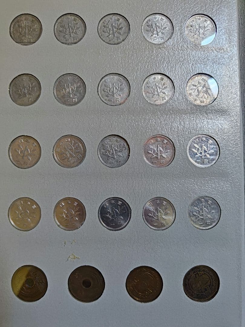 【レア】日本 旧貨幣セット、現行年号別アルバム