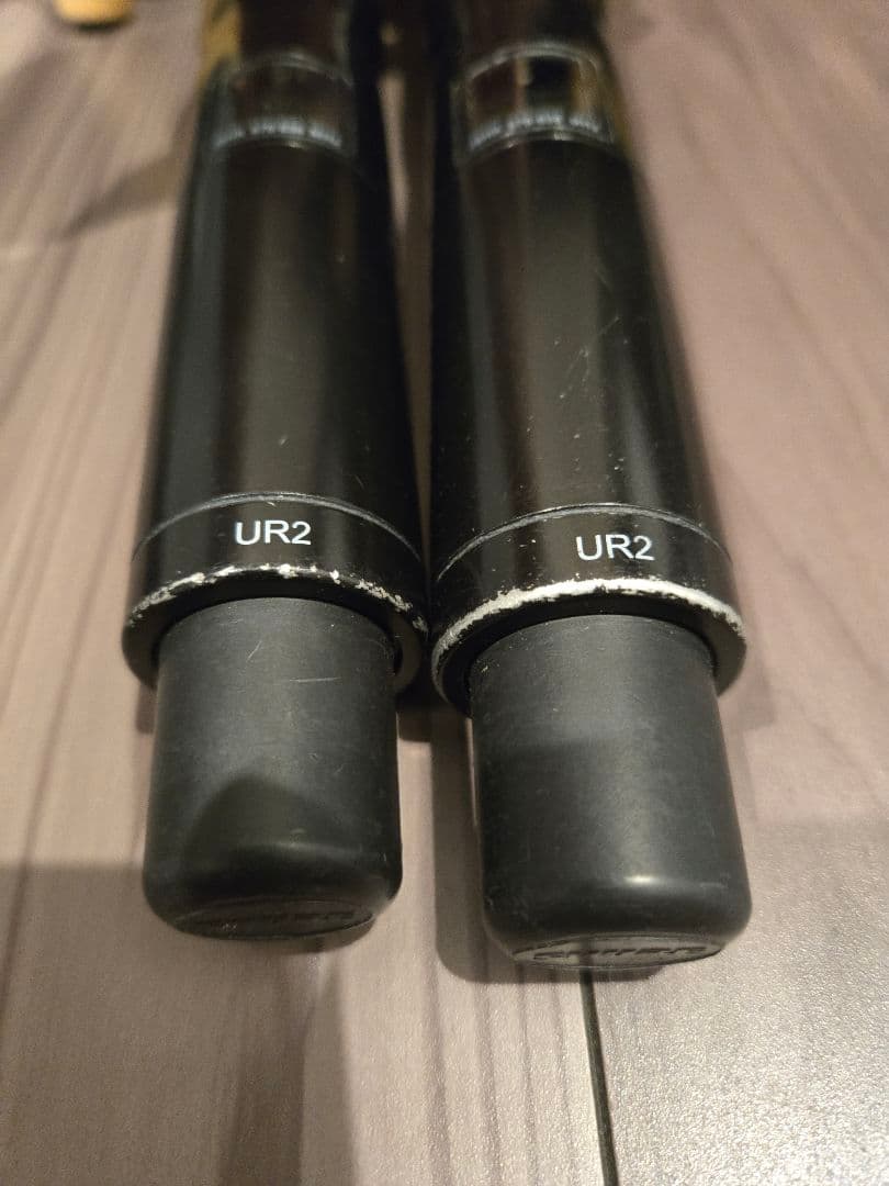 SHUREワイヤレスマイクSM58トランスミッターUR1無線受信機UR4D+