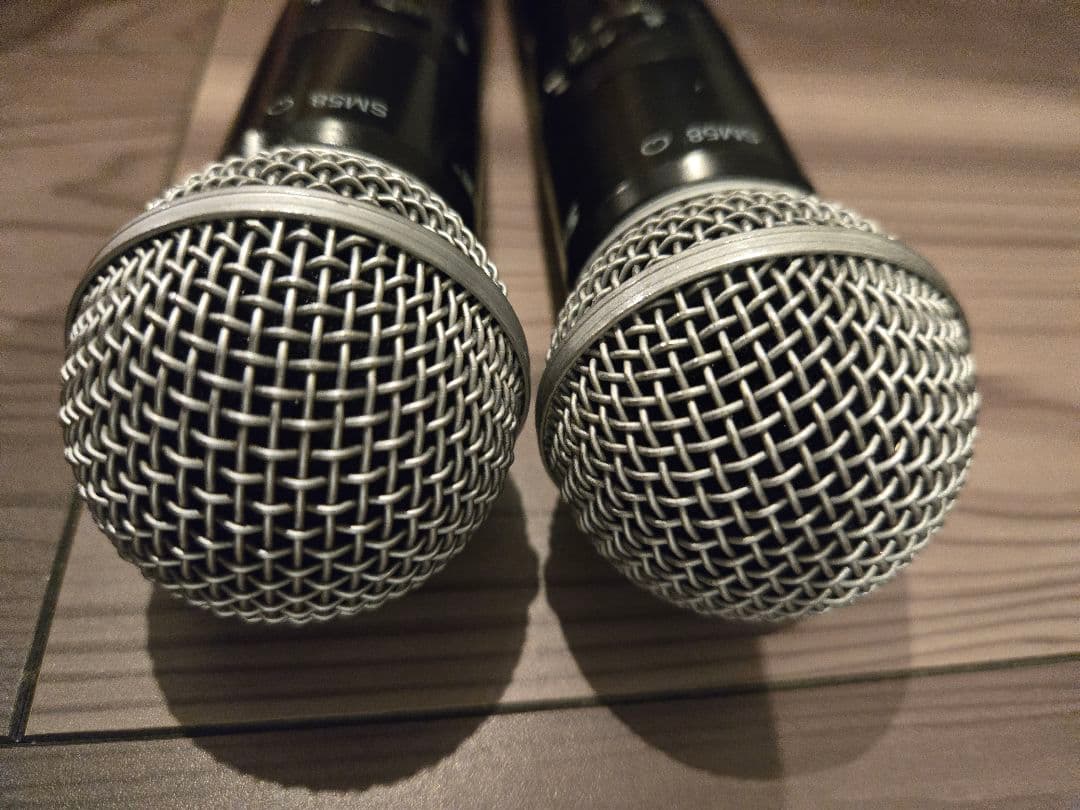 SHUREワイヤレスマイクSM58トランスミッターUR1無線受信機UR4D+