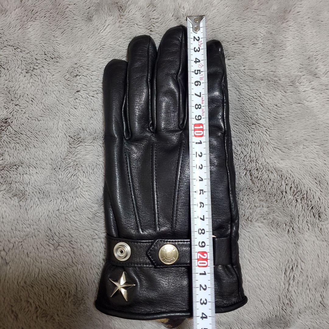 【美品土日最終超特価】Schott ワンスター レザーグローブ 革手袋 Lサイズ
