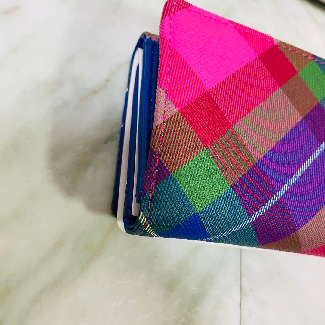 【新品】Vivienne Westwood財布レディース　マルチカラー　がま口