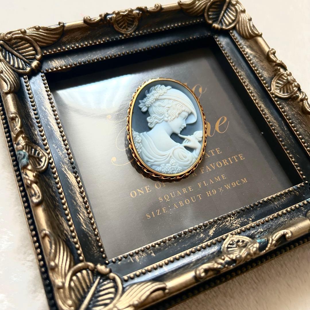 カメオブローチ ペンダントトップ k18