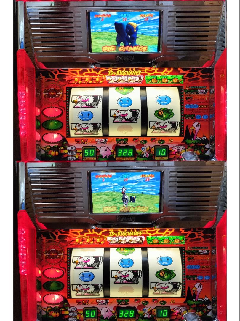 【とりちゃん】サミー★猛獣王S【オートプレイ付不要機付】４号機・人気