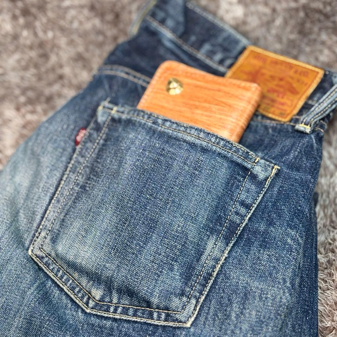 ◎個性重視.スナップロック.柿渋トラッカーウォレット.ロング2層◎