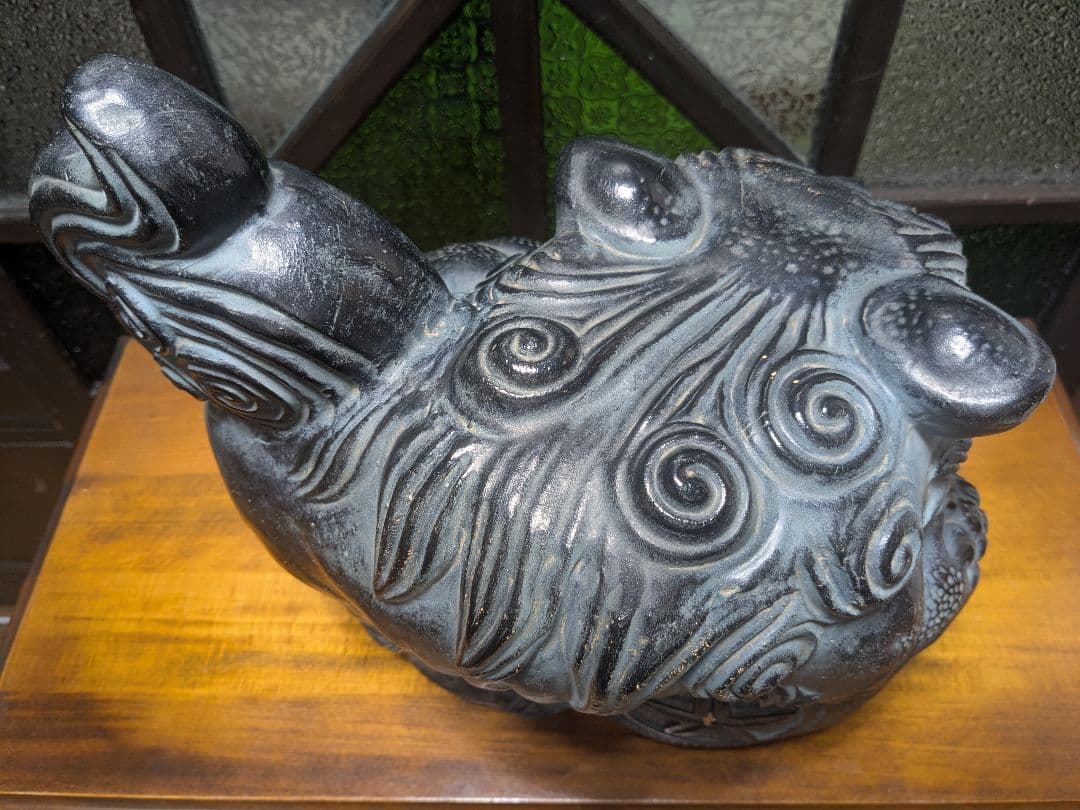 骨董品 オブジェ シーサー 置物 時代物 アンティーク