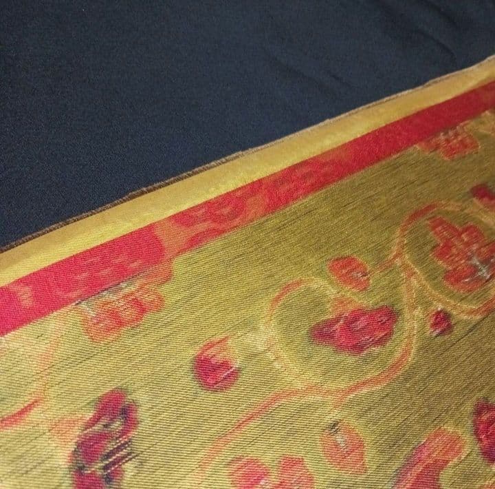 龍村平蔵 鴛鴦唐草文錦 タペストリー