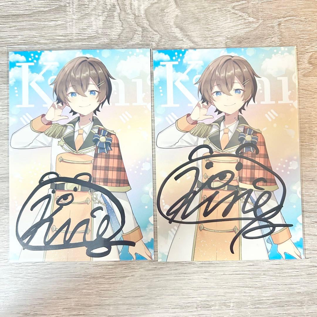 すたぽら 直筆サイン ライブ特典 くに 2点