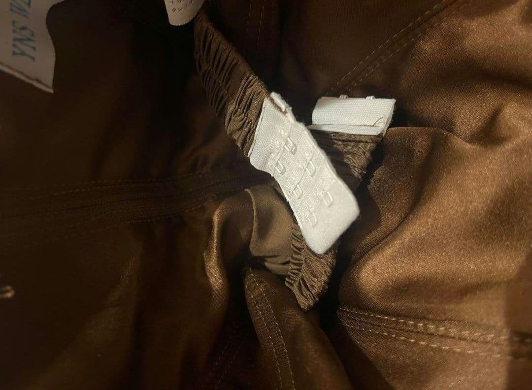 ブラウン カラードレス クリーニング済み　披露宴