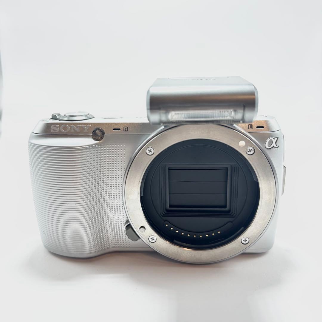 SONY α NEX-C3 シルバー レンズキット ミラーレス一眼カメラ