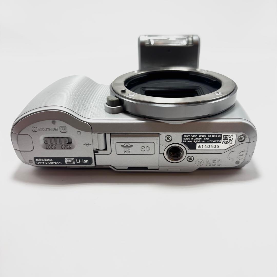 SONY α NEX-C3 シルバー レンズキット ミラーレス一眼カメラ